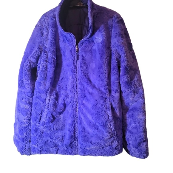 The North Face Jacket Sz M Reversible Insulated Cold Weather Two Tone Blue - Picture 9 of 10